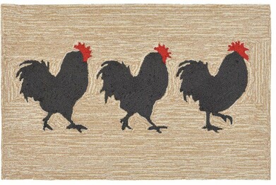 Trans Ocean Frontporch Roosters Neutral 187012